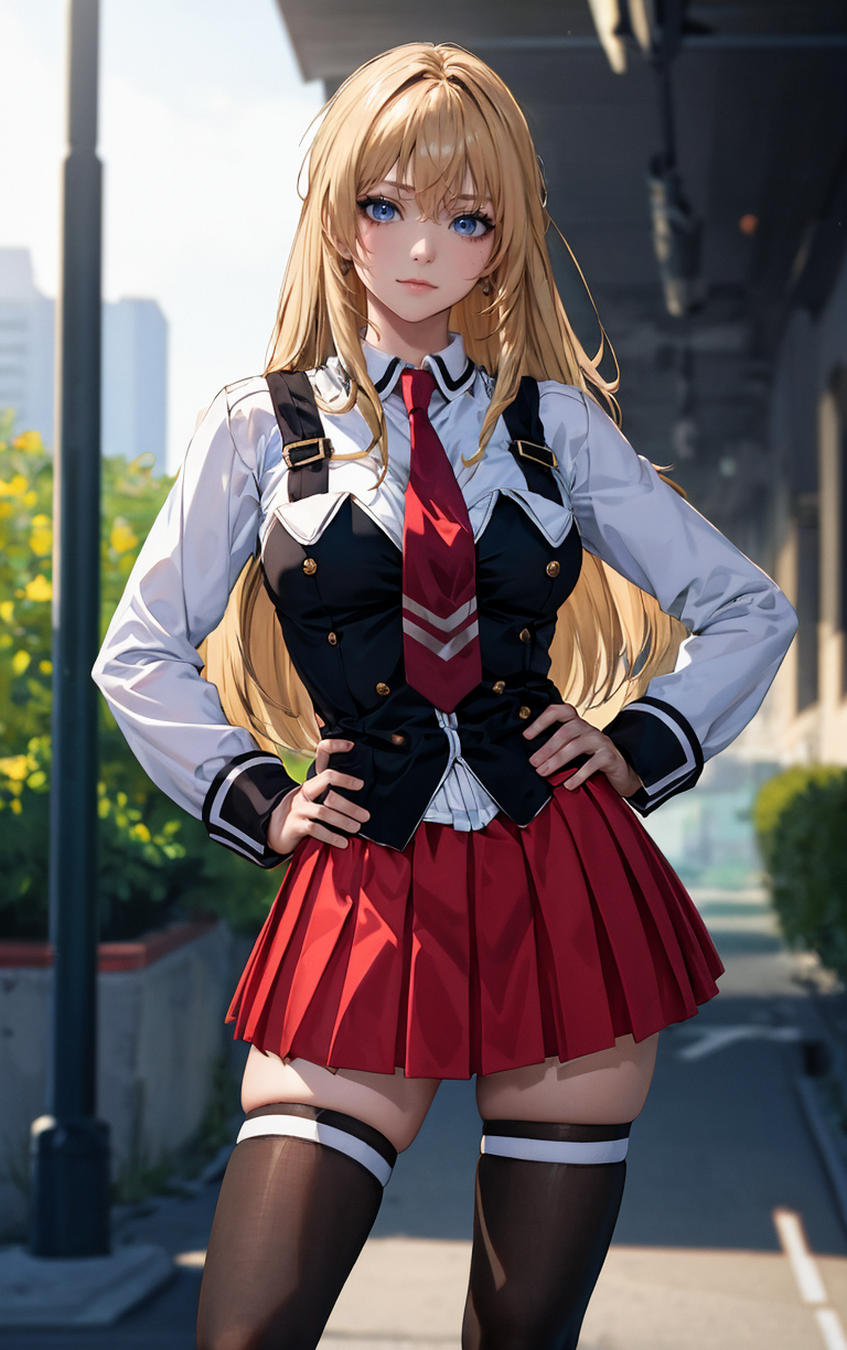 00440-fiamixReboot_v100-2024-03-05-((masterpiece, best quality)), insaneres, absurdres, solo, outdoors,__CLOTHING_BibleBlack_SchoolDress_ownwaifu, _ _1girl, blonde.png